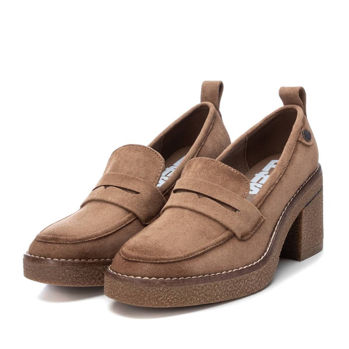 Обувь Refresh Shoes Women's heeled moccasins 170994 TAUPE 9.5 — фото 5