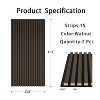 MAYEERTY Slat Wood Acoustic Sound Absorbing 3D Decorative Wall Paneling, 47.24*23.62in, 2-Pack - 4 of 4