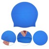 Unique Bargains Silicone Waterproof Solid Color Swimming Cap 1 Pc - 3 of 4