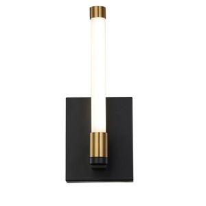 Artcraft Lighting Infiniti 1 - Light Sconce in  Matte Black/Brass - 1 of 4