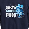 Boys' - Blue's Clues & You! - Snow Much Fun Graphic Long Sleeve Fleece Sweatshirt - 2 of 4