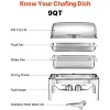 Roll Top Chafing Dish Buffet Complete Set, 9 Qt Stainless Steel Rectangle Chafer with Full-Size Pan, Water Pan, Folding Stand, Fuel Holder & Meal Clip - 3 of 4