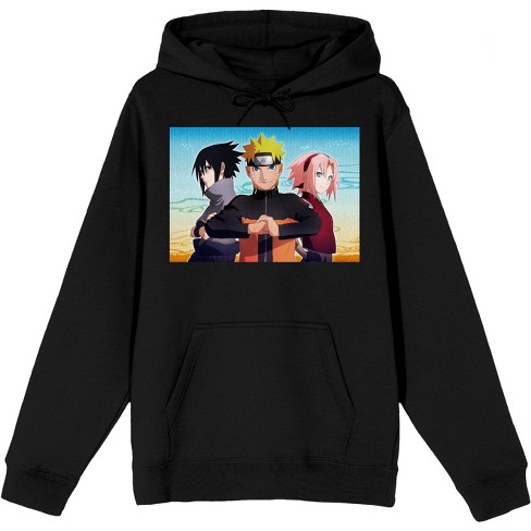 The Uzumaki, Sasuke, and Sakura Long Sleeve Hoodie -3XL
