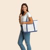 Dalix 23" Premium 24 oz. Cotton Canvas Shopping Tote Bag - 4 of 4