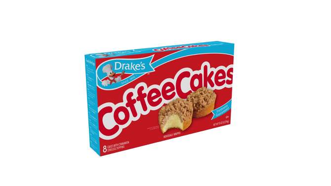 Drake&#39;s Coffee Cakes with Cinnamon Streusel Topping - 10.42oz/8ct, 2 of 6, play video