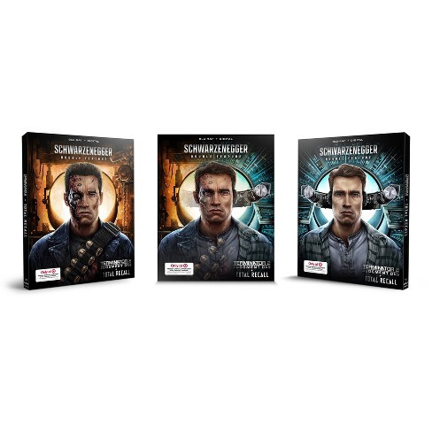 Terminator 2 Total Recall Double Pack Target Exclusive Steelbook Blu Ray Digital Target