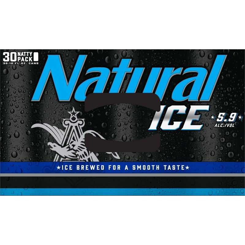 Natural Ice Beer - 30pk/12 fl oz Cans, 5 of 7