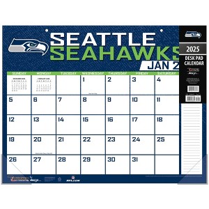 NFL Seattle Seahawks 2025 22"x17" Desk Calendar - 1 of 4
