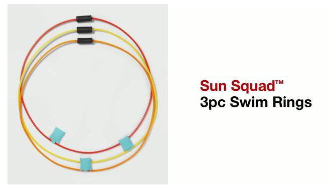 3pc Swim Rings - Sun Squad&#8482;, 2 of 5, play video