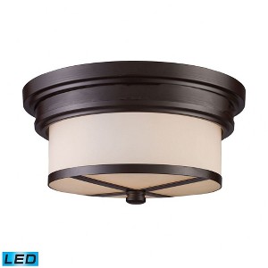 Elk Home 2 - Light Flush Mount in  Oiled Bronze - 1 of 1