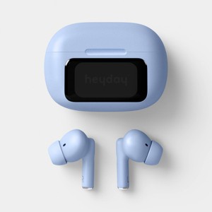 True Wireless Active Noise Cancelling Earbuds with Screen Peri Blue - heyday™ - 1 of 3