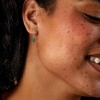 Pure Collection by Ross-Simons 0.90 ct. t.w. Lab-Grown Emerald and .15 ct. t.w. Lab-Grown Diamond Hoop Drop Earrings in 18kt Gold Vermeil - 2 of 4