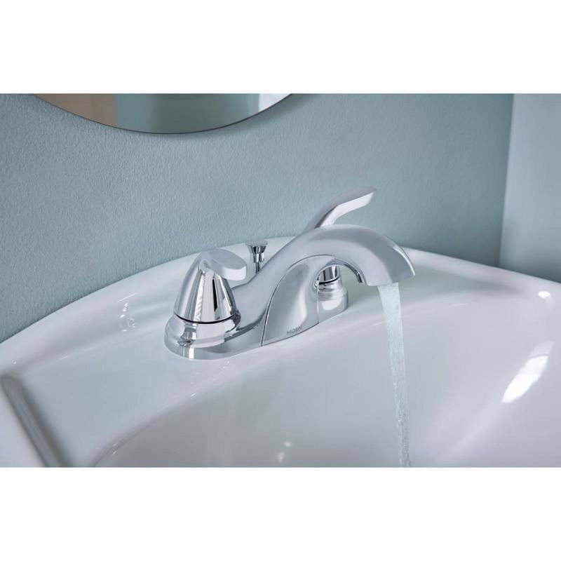 Moen Adler Chrome Bathroom Faucet 4 in. Model No. 84603, 2 of 3