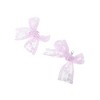 Unique Bargains Lace Bow Shoelace Charms 1 Pair - 4 of 4