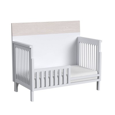 Rowan Off White Wood Convertible Toddler Rail
