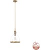 Hunter Fan 10" 1-Light Van Nuys Pendant Alturas Gold : Modern Glass Ceiling Fixture, ETL Listed, Adjustable Height - 2 of 4
