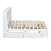 NicBex Queen Size Platform Bed 91.3" L Modern Wooden Bed Frame with Storage Headboard and 8 Drawers for Bedroom, No Box Spring Required - 4 of 4