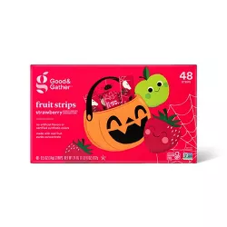 Strawberry Halloween Fruit Strips - 24oz/48ct - Good & Gather™
