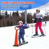 Costway Folding Snow Scooter W/Grip Handle Portable Snow Sled for Kids Teenagers - image 3 of 4