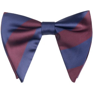 INSPIRE CHIC Men's Pre-tied Striped Adjustable Bow Tie - 1 of 4