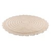 Lavish Home 2-Piece Round Cotton Bath Mat Set - 2 of 4