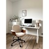 Nordlys Wood and Corduroy Adjustable Office Chair Modern Design Style Upholstery Bedroom - 2 of 4