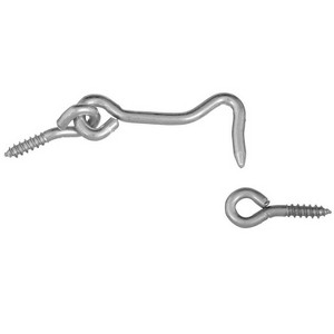 National Hardware Zinc-Plated Silver Steel 2 in. L Hook and Eye 2 pk - 1 of 1