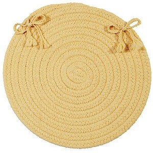 Colonial Mills Boca Raton - Pale Banana Chair Pad, Set of 4 - 1 of 1