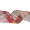 Unique Bargains Gift Wrap Ribbons Gold Edging Faux Linen 179.13"x2.36" 1 Pc - 4 of 4
