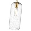 Monty 1-Light Pendant - Modern Steel Fixture with Opal Glass Shade, Dimmable, 100W - 2 of 4