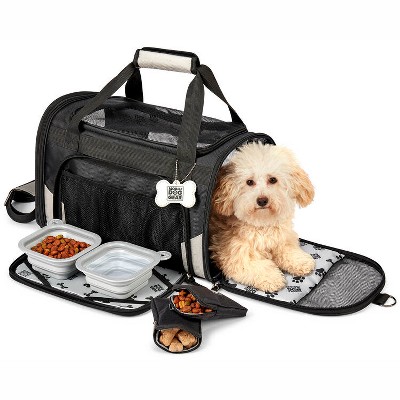 Classic Pet Carriers Dogs Bags Luxury Oxford Outdoor Cats Puppies