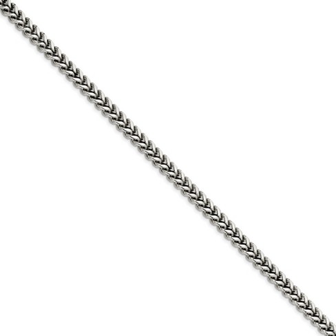 Black Bow Jewelry Men's 6.75mm Stainless Steel Franco Chain Necklace - image 1 of 4