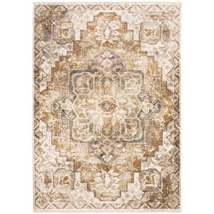 Oriental Weavers Maharaja 661C1 Gold/ Ivory Indoor Area Rug - 3'3" x 5' - 1 of 4
