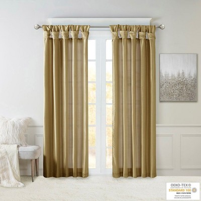 PAGED 50x120 Inch Twist Tab Lined Blackout Curtains,Curtain Panels for Living Room,Bedroom