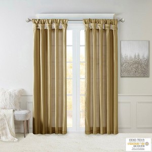 PAGED 50x120 Inch Twist Tab Lined Blackout Curtains,Curtain Panels for Living Room,Bedroom - 1 of 4
