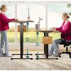 NicBex Home Office Desks 62" Morden Computer Desk Standing Desk Adjustable Height with Metal Legs and Earphone Rack for Study - 3 of 4