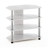 Furinno Econ Easy Assembly 4-Tier Multi-Purpose Utility Shelf with Storage Cabinet for Kitchen&Living Room,White Oak - 4 of 4