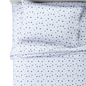 Stars Gray Marble 100% Cotton Sheet Set (Queen) - Pillowfort