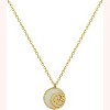 Clotth 18K Gold–Plated White Seashell Pendant Necklace Collection – French-Inspired Titanium Steel Jewelry for Women - 2 of 4