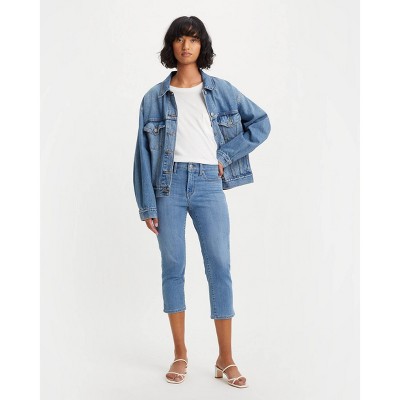 Levis Womens 311 Shaping Skinny Capri Jeans - Lapis Level
