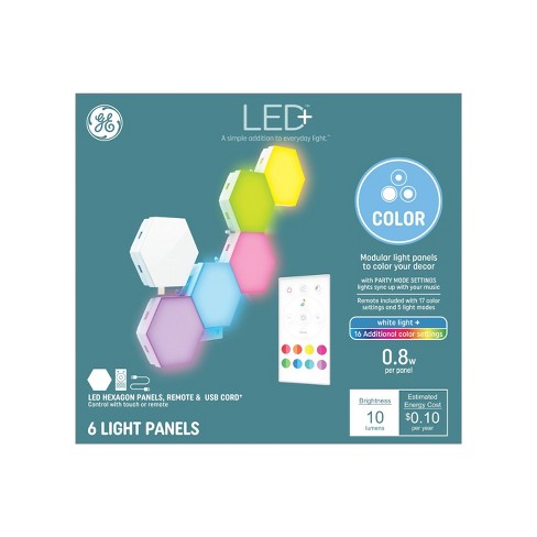 Ge Led + Color Tile Light Bulb : Target