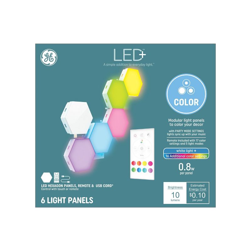 GE LED + Color Tile Light Bulb, 1 of 7