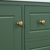 XINGHANZHENXUAN Bathroom Vanity with Sink & 3 Drawers, Soft-Close Solid Wood Cabinet with Ceramic Sink & Ample Storage - 4 of 4