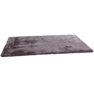HomeRoots 8' X 11' Gray Shag Hand Tufted Area Rug - 1 of 4