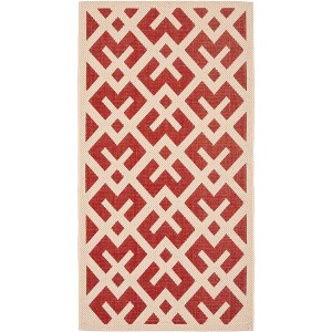 Courtyard CY6915 UV & Stain Resistant Non-Shedding Power Loomed Indoor/Outdoor Rugs - Safavieh - 1 of 3