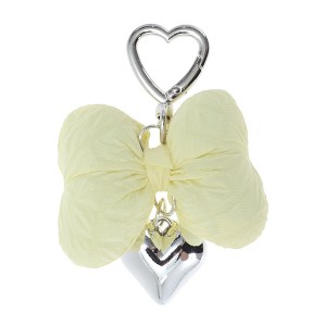 Unique Bargains Stylish Bow Heart Handbag Charms Keychains 1 Pc - 1 of 4