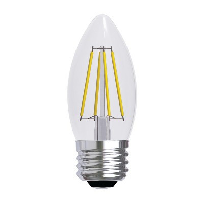 General Electric 2pk 60W Refresh Deco BM Clear LED Light Bulb White