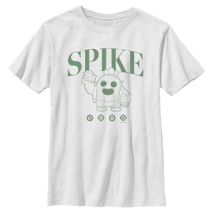 Boys Brawl Stars Spike Outline Art Badges T Shirt - 1 of 4