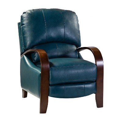 Alexandra Genuine Leather Manual Recliner | ARTFUL LIVING DESIGN