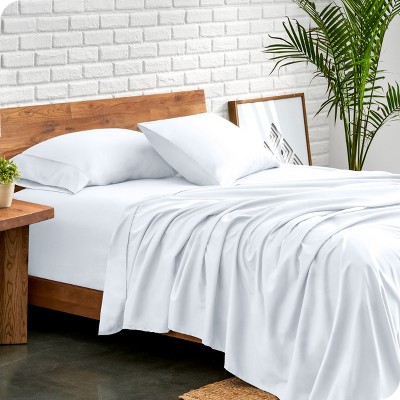 Ultra Soft White Microfiber Twin Sheet Set with Deep Pockets